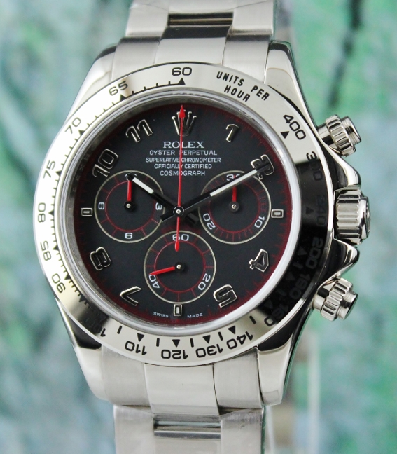 (image for) A ROLEX 18K WHITE GOLD DAYTONA COSMOGRAPH / 116509